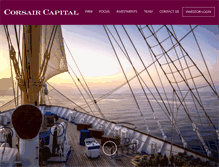 Tablet Screenshot of corsair-capital.com